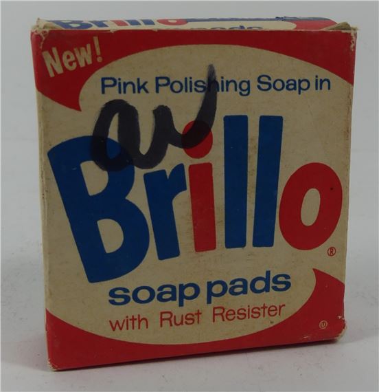 Andy Warhol | Andy Warhol Brillo Box package with soap pad | MutualArt