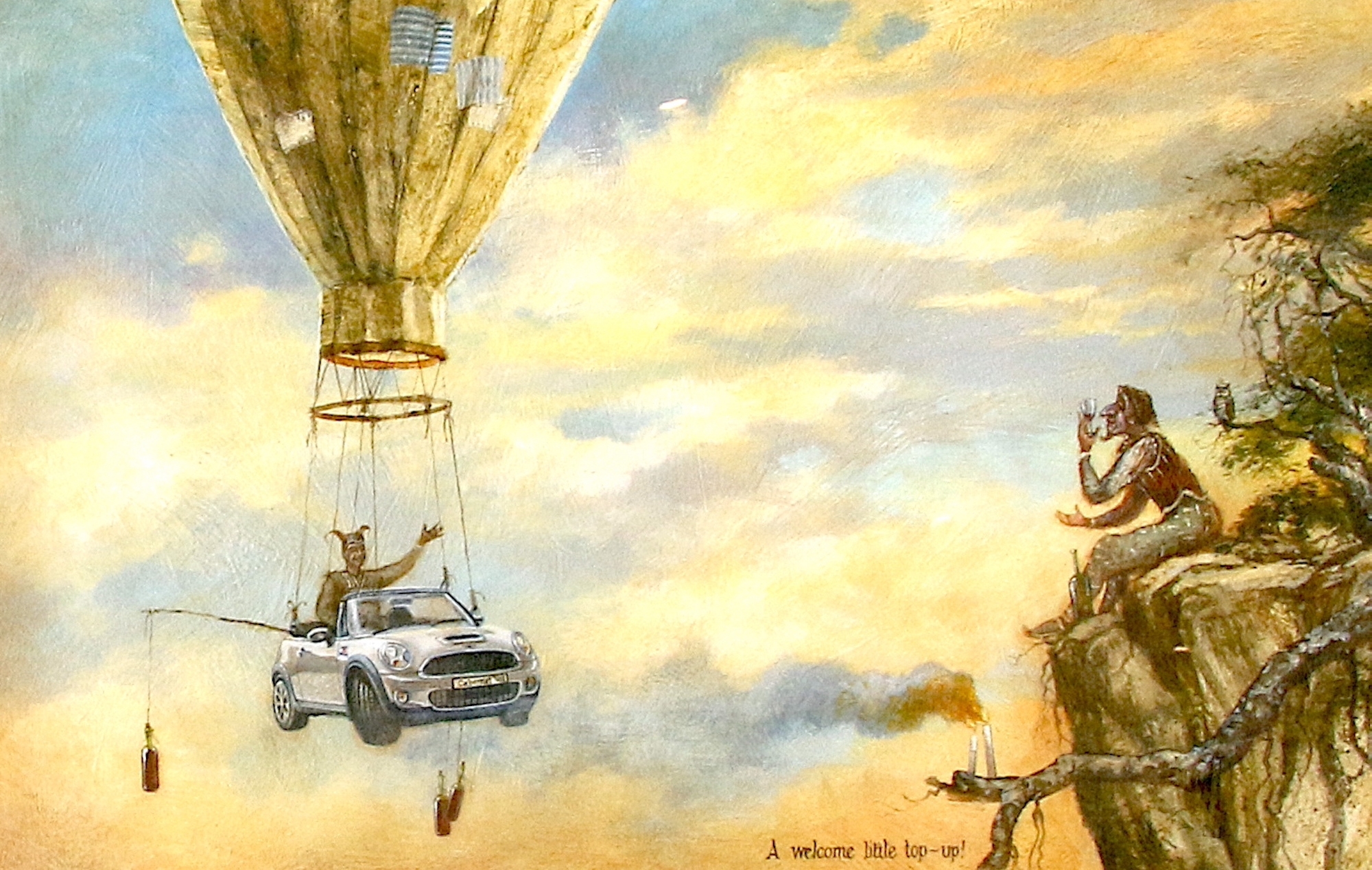 Simon Addy | A WELCOME LITTLE TOP-UP | MutualArt