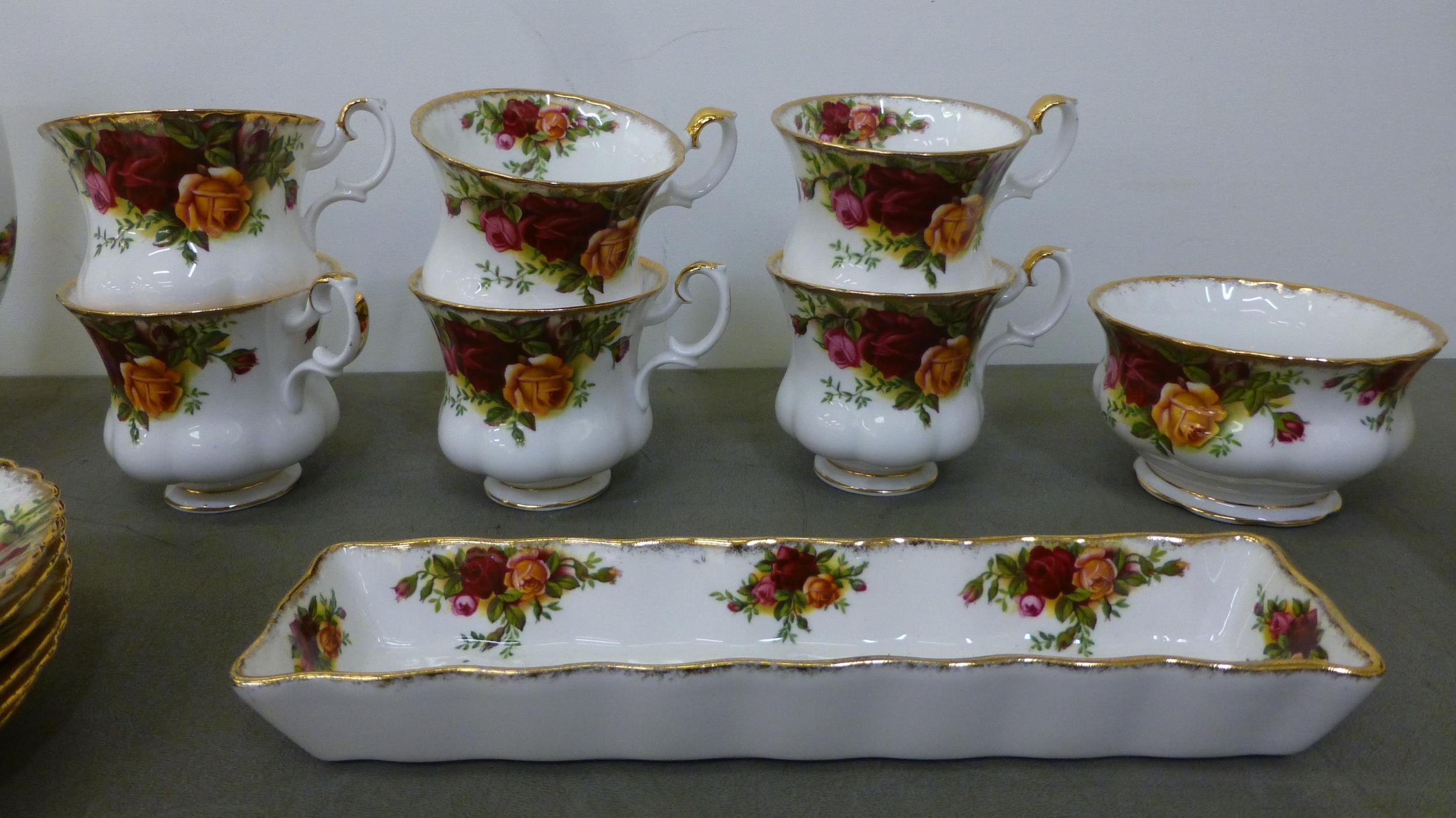 Royal Albert | A Royal Albert china Old Country Rose pattern coffee set ...