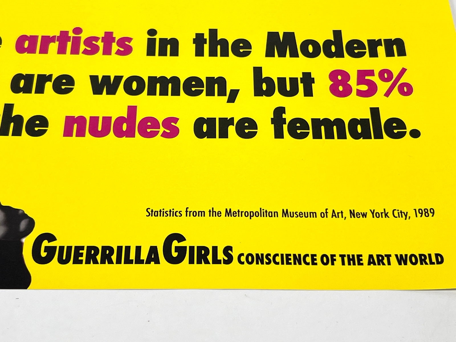 Guerrilla Girls | Guerrilla Girls Poster. Conscience of the art world ...