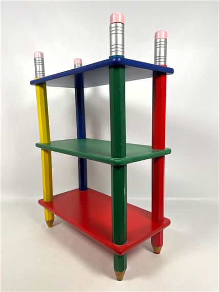 80's ペンシル コーナーシェルフ pierre sala ヴィンテージ Pencil Shelf by Pierre Sala, 1980s for sale at Pamono