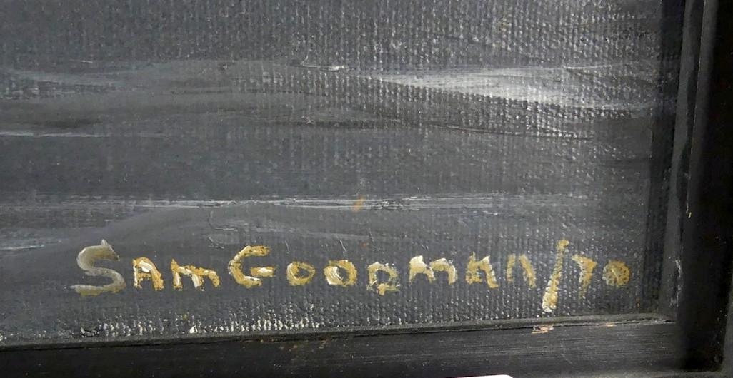 Artwork by Sam Goodman, Untitled: River Rapids, Made of oil on canvas