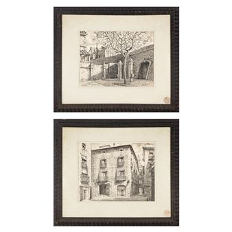 Calle de la Puerta de Santa Madrona, Atarazanas;Plaza de San Justo (Palacio del Marqués de San Mori) - Julio Pascual Solé