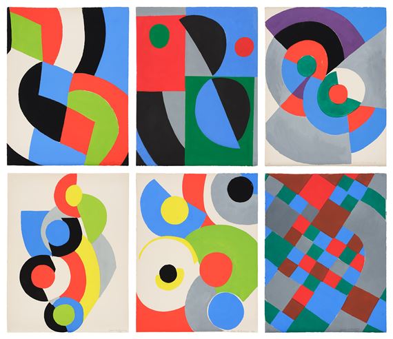 Poésie de mots, poésie de couleurs (The Poetry of Words, The Poetry of Colors) by Sonia Delaunay, 1962