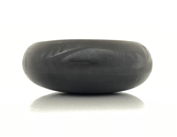 San Ildefonso Pueblo Bowl by Maria Montoya Martinez, Julian Martinez, 1925-1943