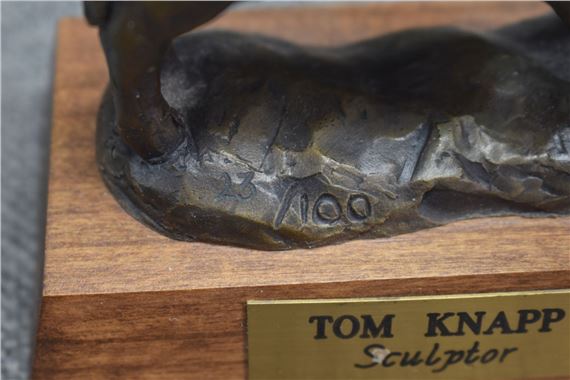 Tom Knapp | THREE WESTERN BRONZES (TOM KNAPP) | MutualArt