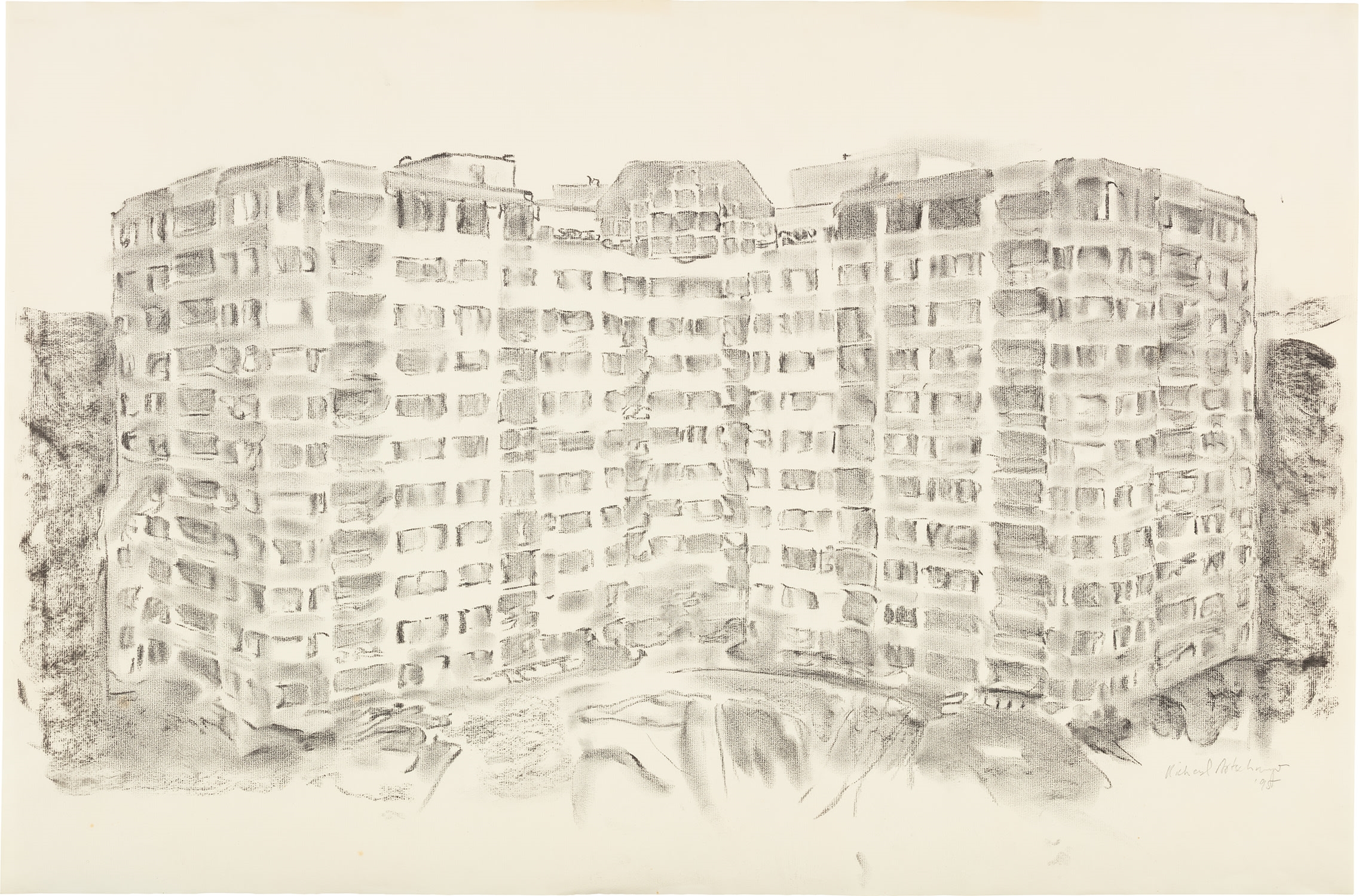Artwork by Richard Artschwager, Untitled, Made of graphite drawing, on laid paper