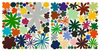 Baby Love 10; and Baby Love 11 - Polly Apfelbaum