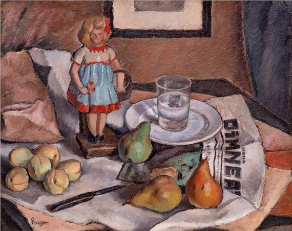 Still Life with Doll (Natură statică cu păpușă) - Ion Theodorescu Sion