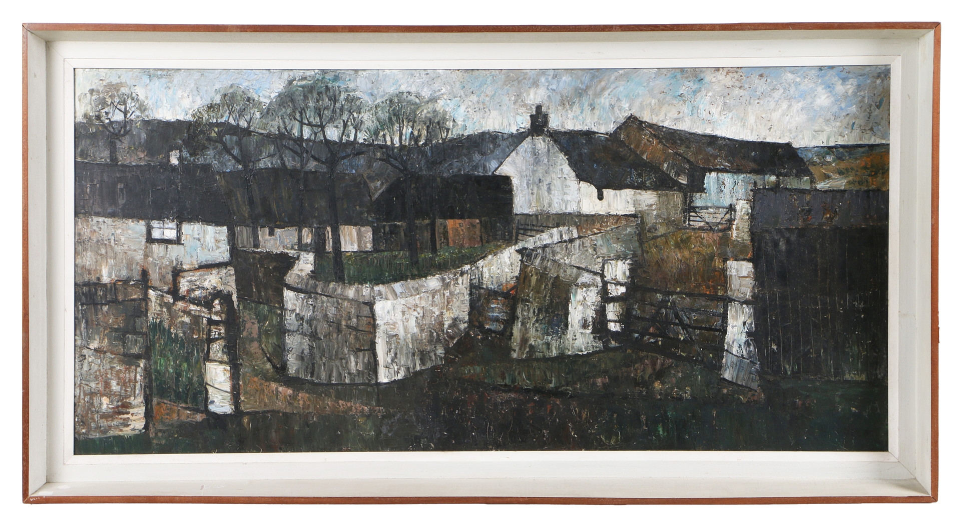 Artwork by William Harold Stephen Bunce, . Welsh Farm initialled and dated '65 (lower right), Made of oil on board