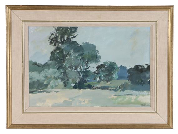 . (d) 'Norfolk Landscape' signed (lower right) by John Burman