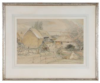 . (d) 'Lower Stonewick Farm - October Morning' signed and indistinctly dated - William Sidney Causer