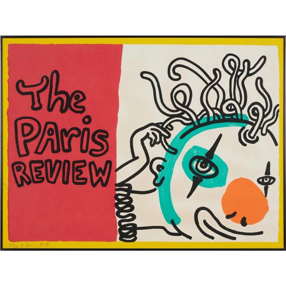 Keith Haring | The Paris Review 1989 screenprint (1989) | MutualArt