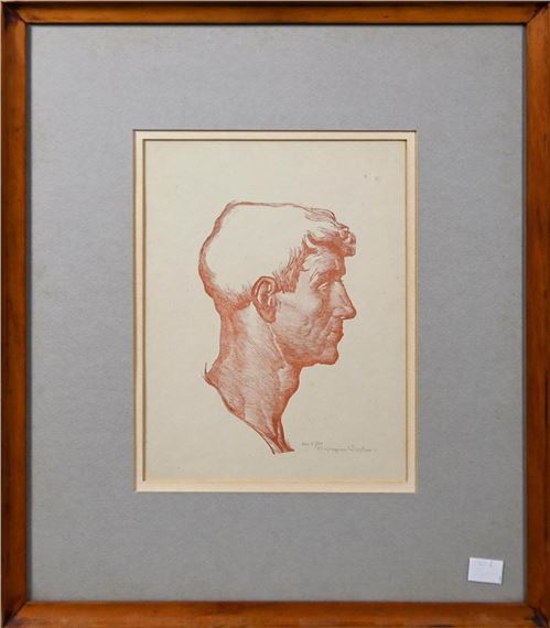 (PROFILE PORTRAIT) by Mervyn Napier Waller