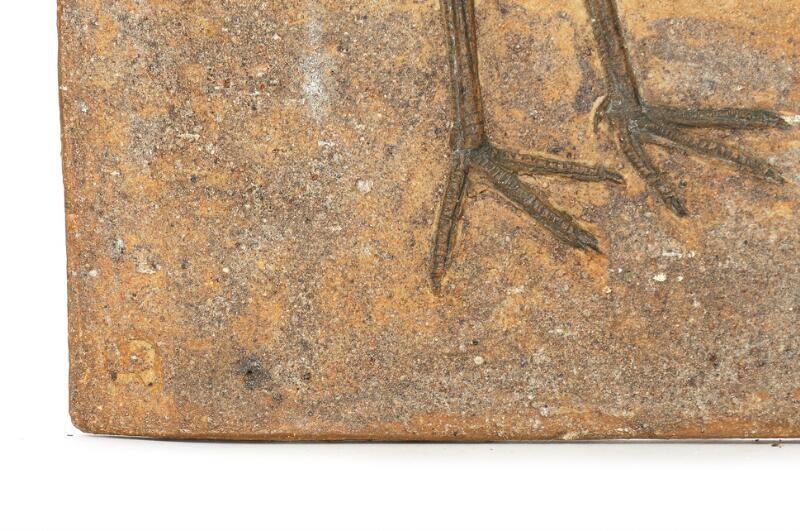 Artwork by Hans Christian Gunnar Ulf Brem Rasmussen, A collection of 13 stoneware wall reliefs modelled with relief birds, Made of polychrome glazes