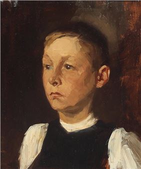 Portrait of a boy - Carl Vilhelm Meyer