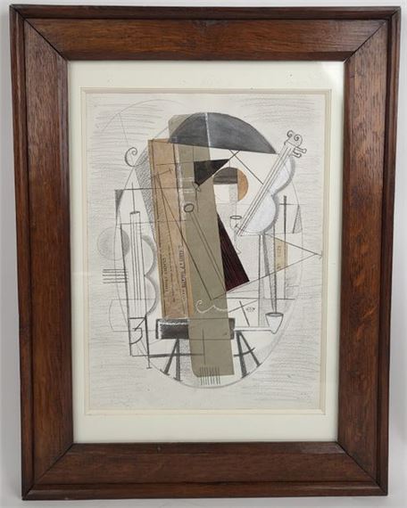Georges Braque | L'homme à la pipe (Circa 1918) | MutualArt