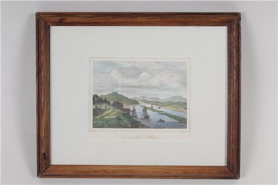 Hudson NY by Jacques-Gerard Milbert, published between 1828 and 1829