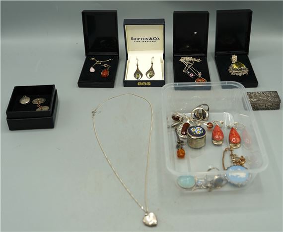Semi Precious | Collection of jewellery set with semi precious ...
