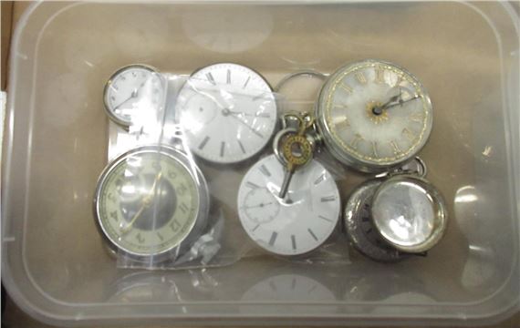 Charles Frodsham plate pocket watch movement, no.; pocket watch movements; pocket watch cases - Charles Frodsham