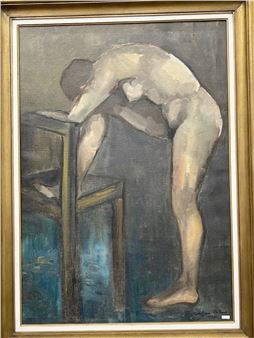 Godeliene de Veen (1915-1999) "Standing female nude - Godeliene de Veen