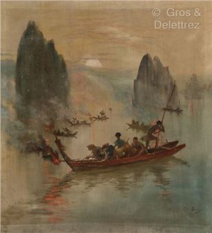 [FRANCE] Night fishermen in Halong Bay - Charles Jouas