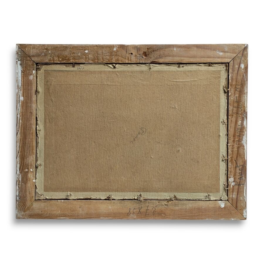 Artwork by Alexis De Broca, La côte sauvage, Made of Watercolor drawing on cardboard