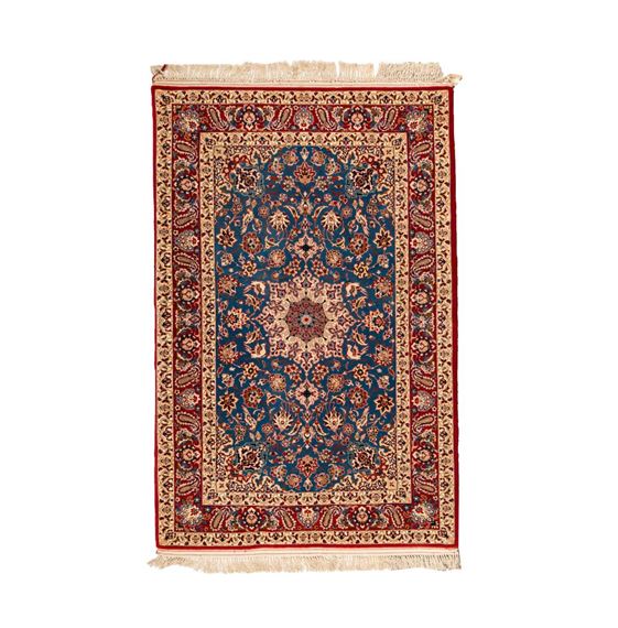 Jewelry | An Isfahan Silk Rug 5' 6 x 3' x 6 | MutualArt