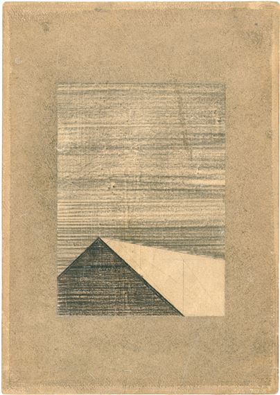 Dunkler und heller Keil (Kohleblatt)