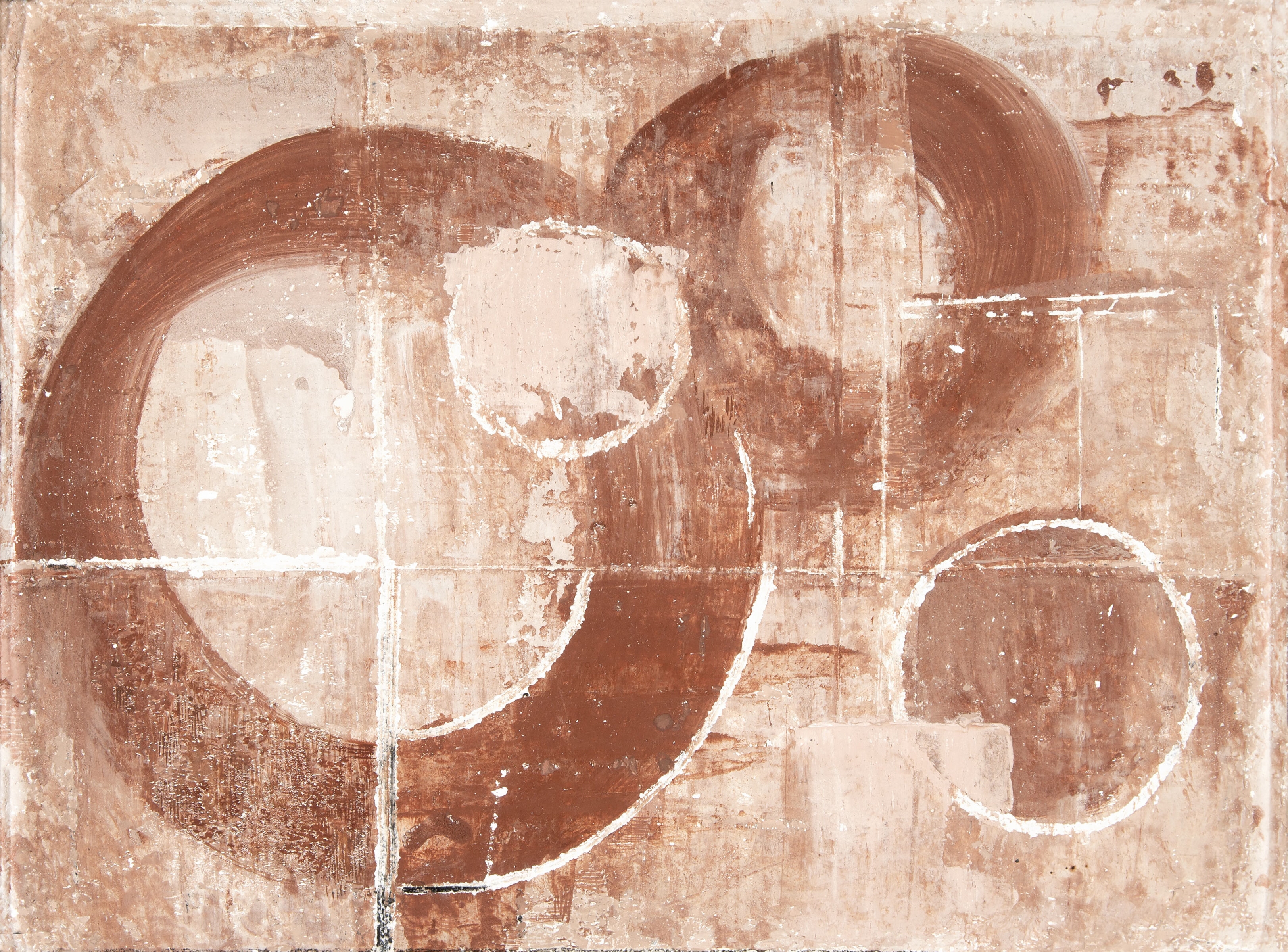 Artwork by Hermann Glöckner, o.T. (Kreisformen)., Made of inkjet print