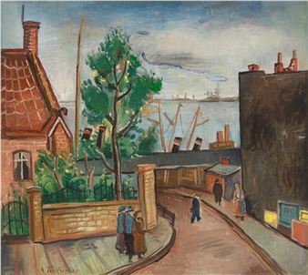 Hafen auf dem Darß - Ernst Fritsch