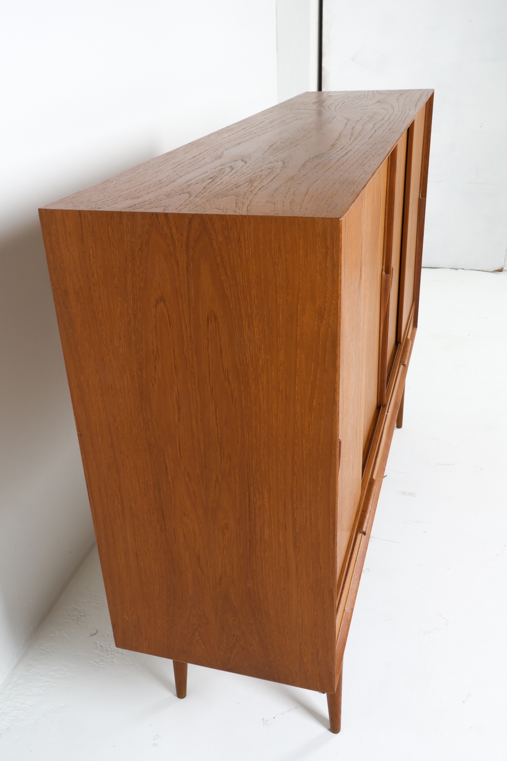 Artwork by Omann Jun, OMANN JUN DANISH TEAK SIDEBOARD C. 1960S, Made of TEAK
