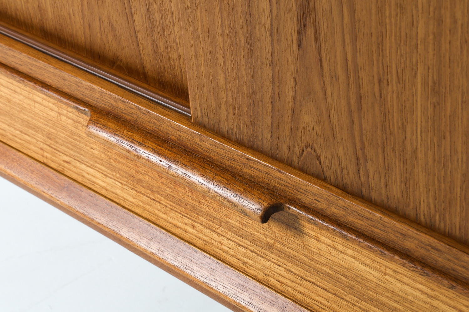 Artwork by Omann Jun, OMANN JUN DANISH TEAK SIDEBOARD C. 1960S, Made of TEAK