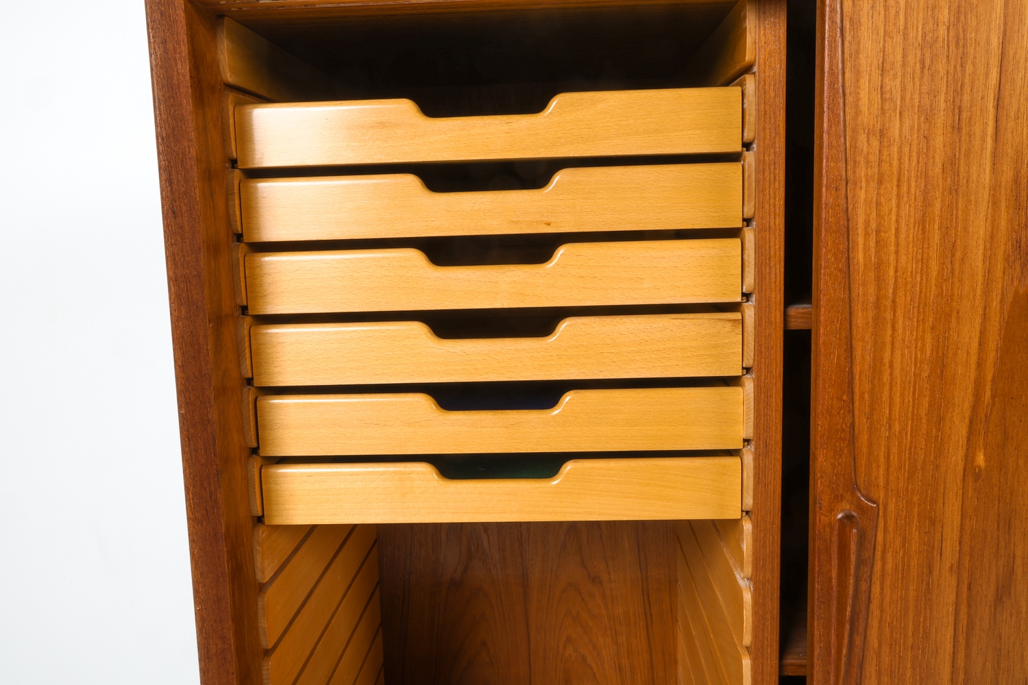 Artwork by Omann Jun, OMANN JUN DANISH TEAK SIDEBOARD C. 1960S, Made of TEAK
