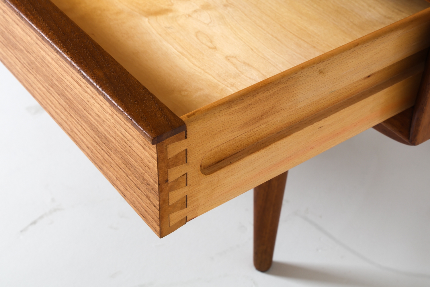 Artwork by Omann Jun, OMANN JUN DANISH TEAK SIDEBOARD C. 1960S, Made of TEAK