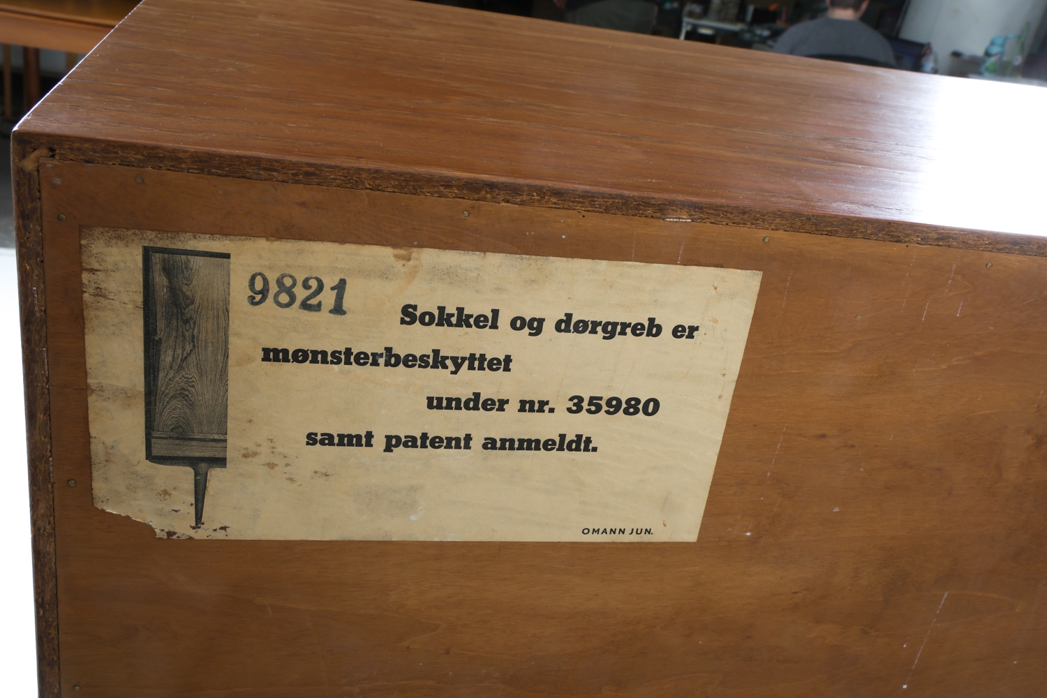 Artwork by Omann Jun, OMANN JUN DANISH TEAK SIDEBOARD C. 1960S, Made of TEAK