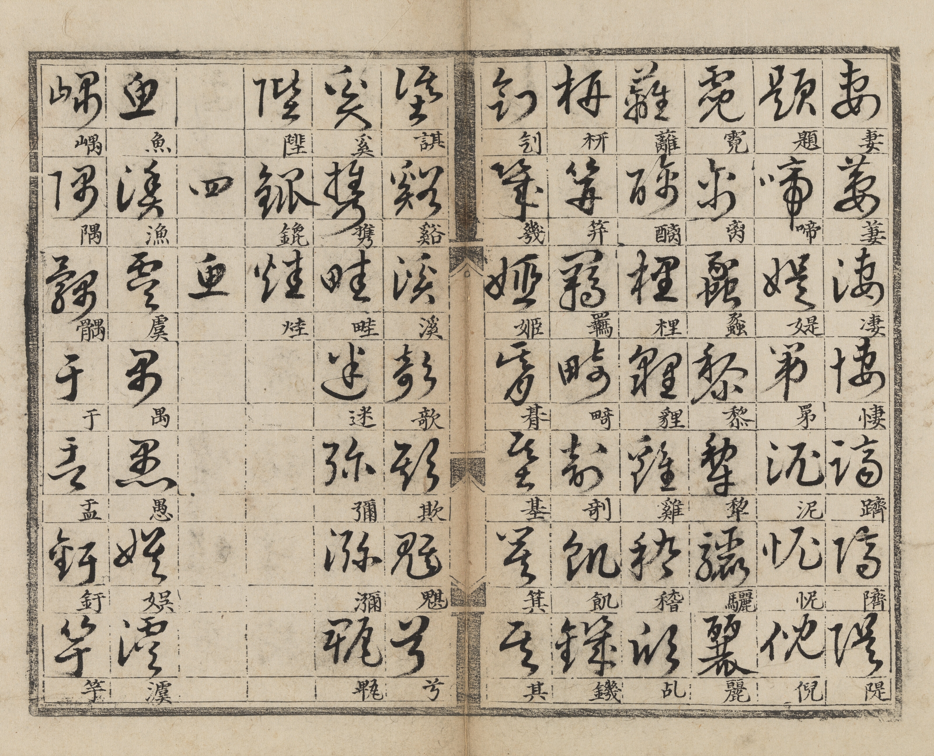 Dong Kewei | Cursive Calligraphy Manual based on Ji Yun | MutualArt