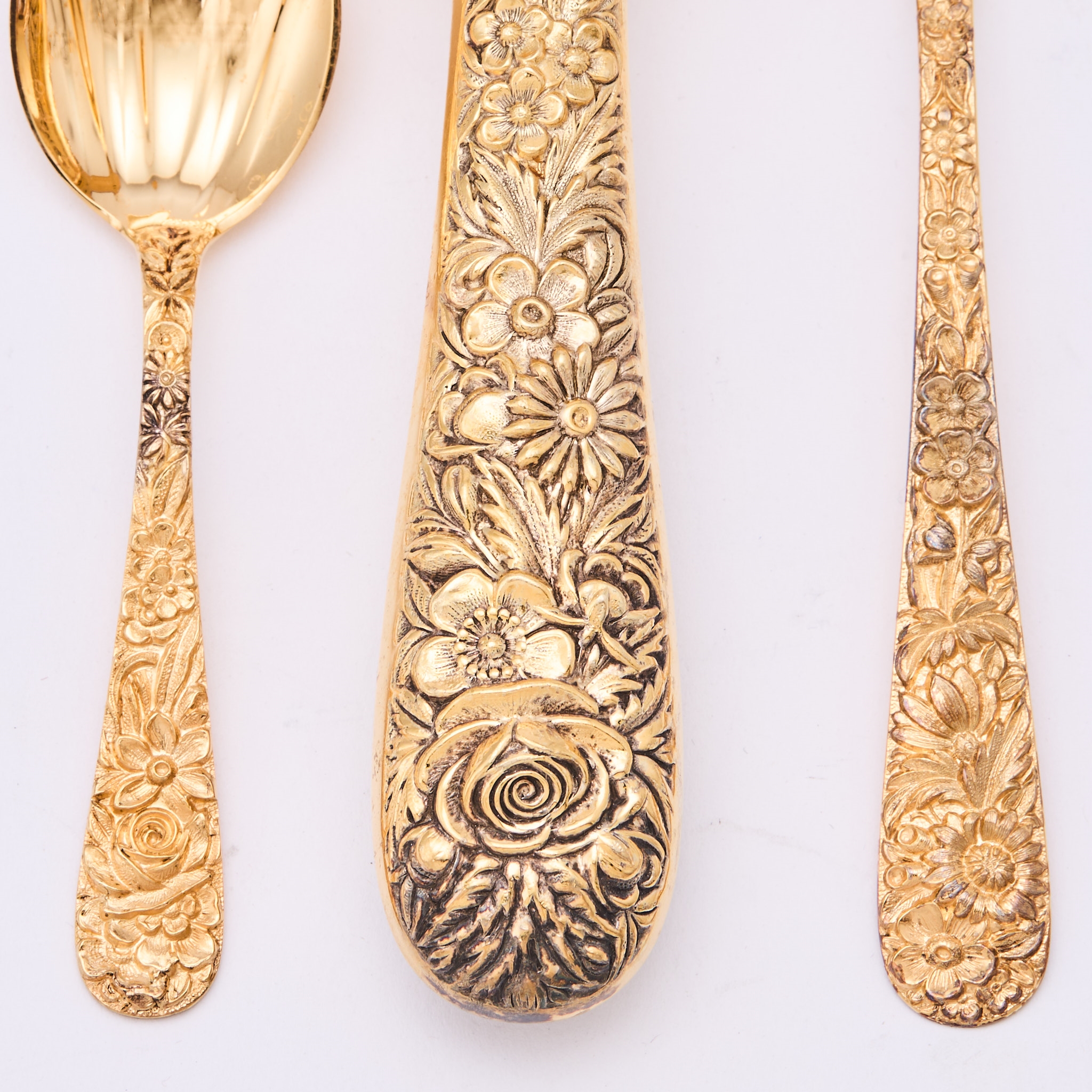 S. Kirk & Son | S. Kirk & Son Sterling Silver Gilt Repousse Pattern ...