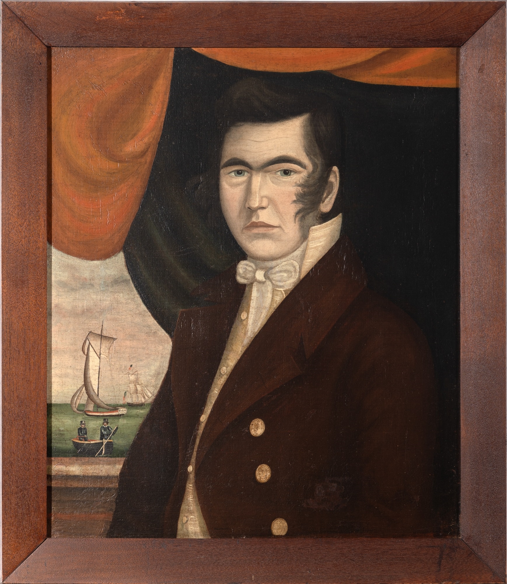 American School, 18th Century | Portrait of Ship Doctor Seth Markham ...