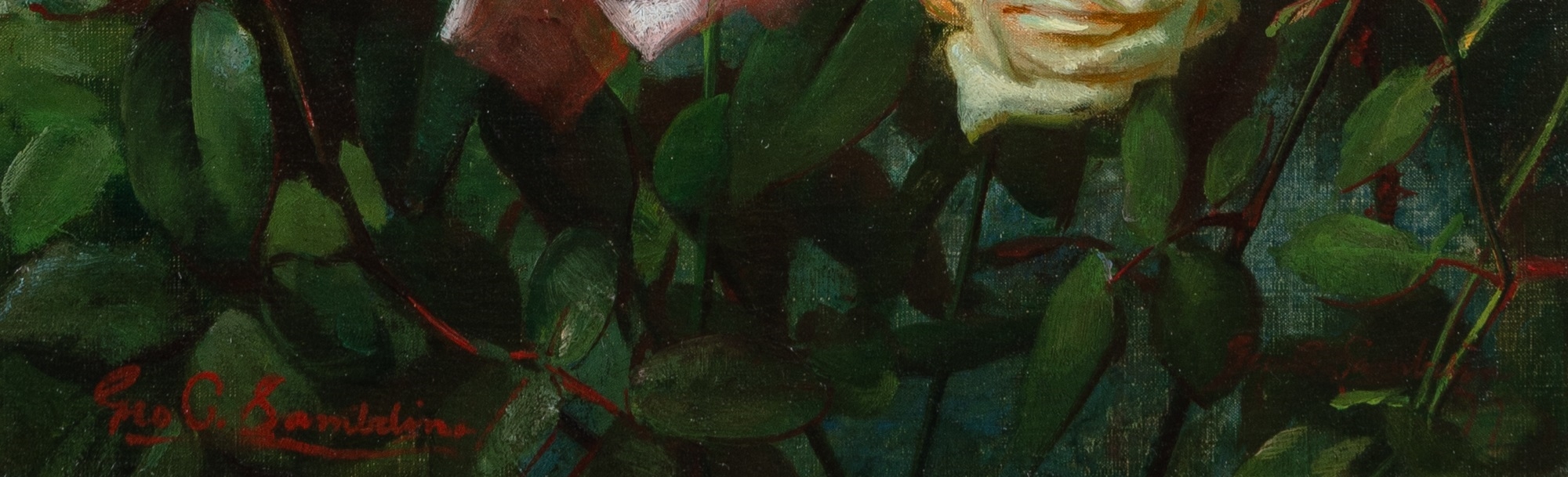 George Cochran Lambdin | Still Life of Roses and a Butterfly | MutualArt