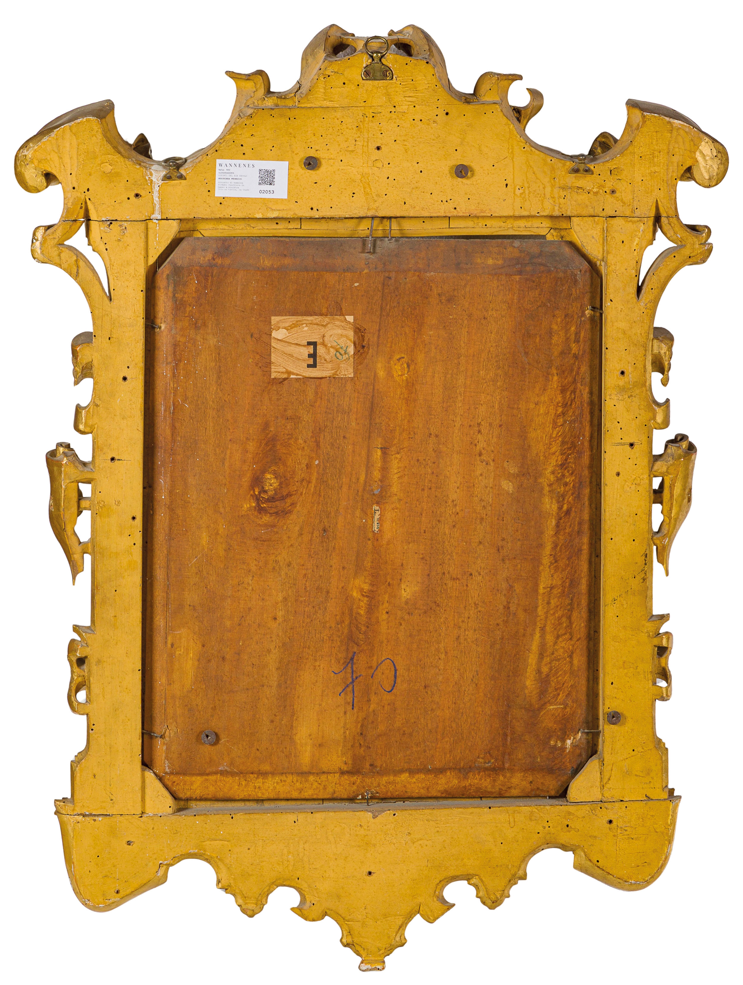 Artwork by Federico Peschiera, Ritratto di fanciulla, Made of oil on board