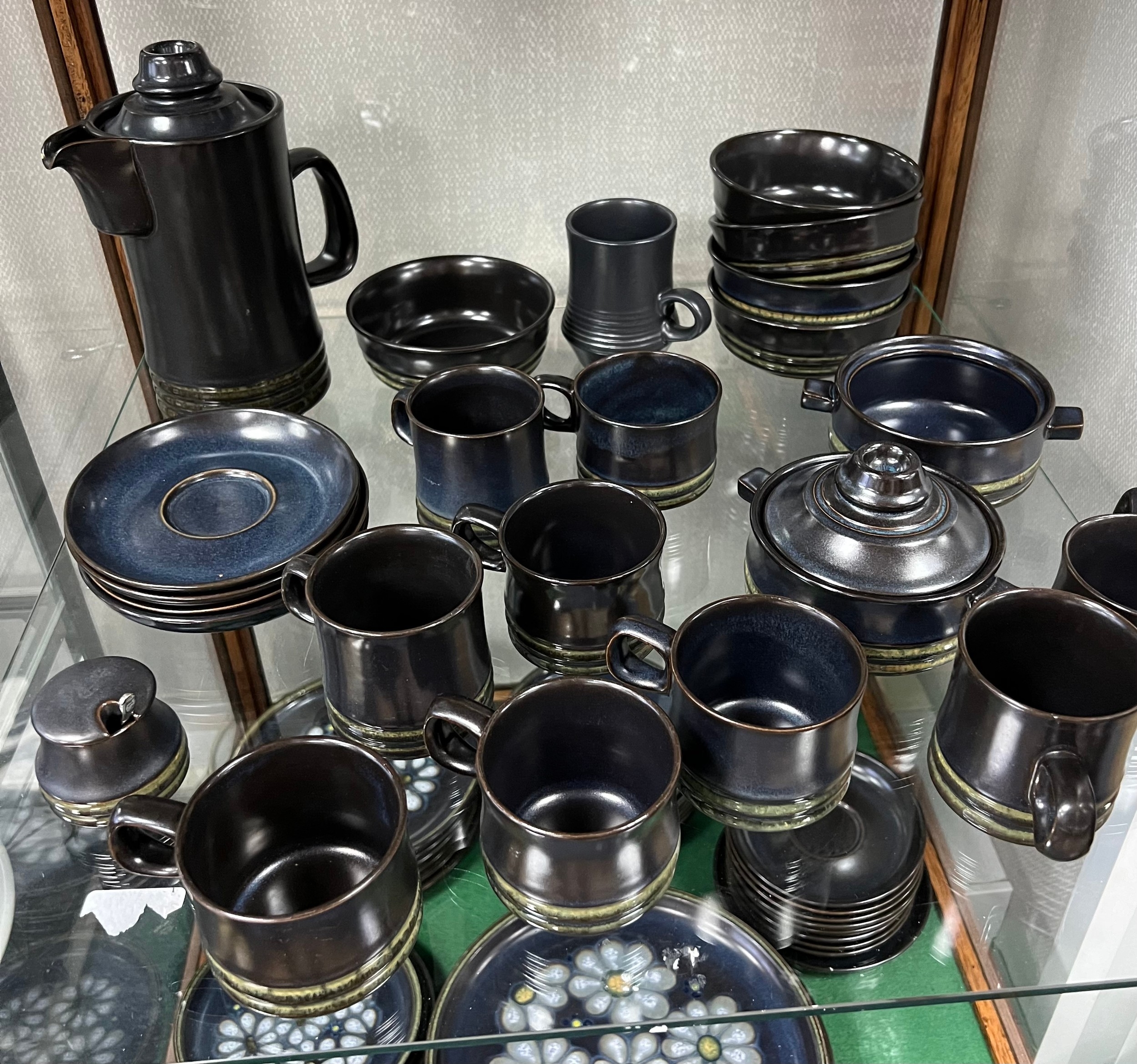 Sugar | Denby, a large range of Denby Bokhara Kismet blue pattern ware ...