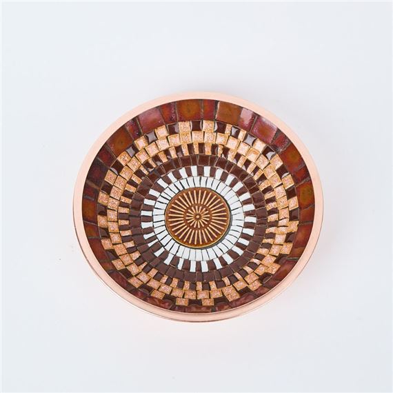 A John Crichton Mosaic Dish by John Crichton