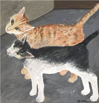 Two Cats - Dzulkifli Buyong