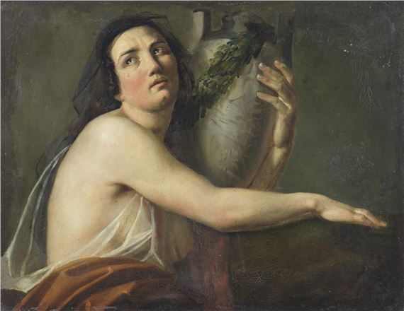 French School, 19th Century | Dido with the urn of her husband Sychaeus ...