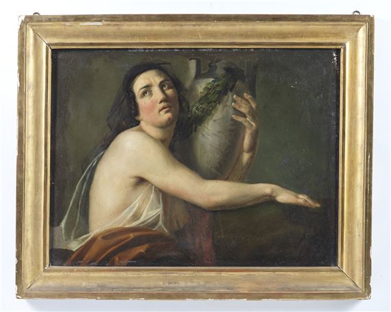 French School, 19th Century | Dido with the urn of her husband Sychaeus ...