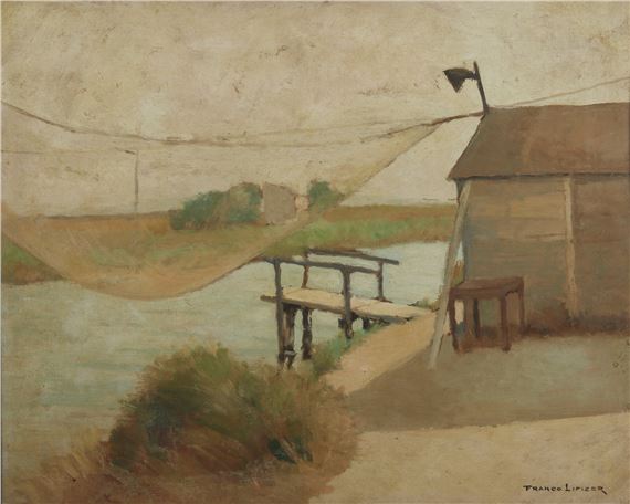 Net at Calambrone by Franco Lipizer