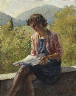 The reader - Giuseppe Ghiringhelli