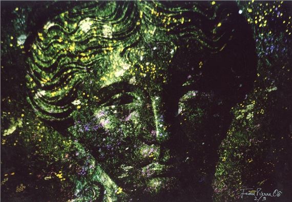 Abstraction, Statue and Flowers - Jean-pierre OÔ