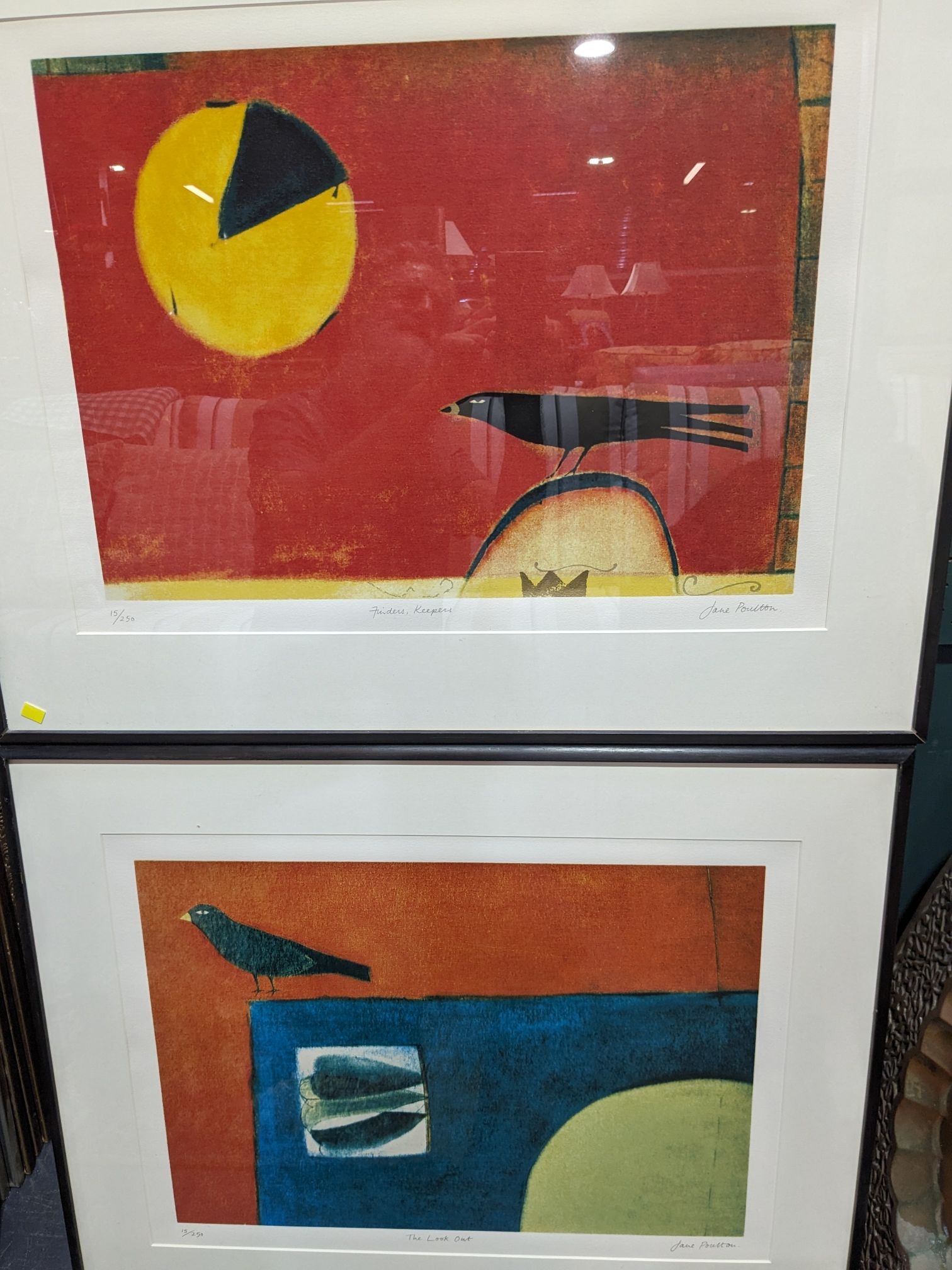 Artwork by Jane Poulton, The Lookout, Made of limited edition lithographs